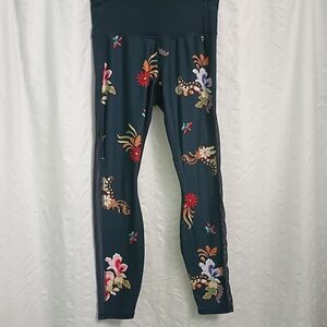 Athleta Floral Print Leggings